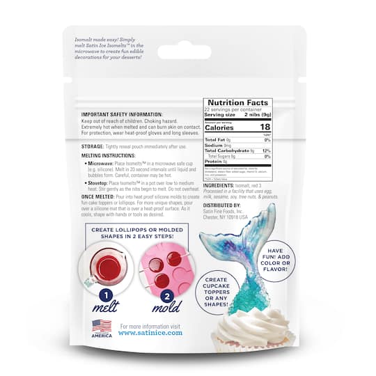 Satin Ice® Isomelts™ Isomalt Nibs